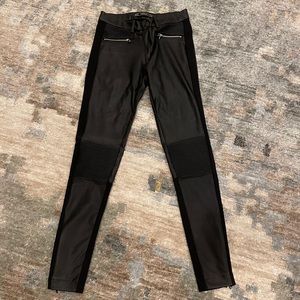 Zara Faux Leather Pants